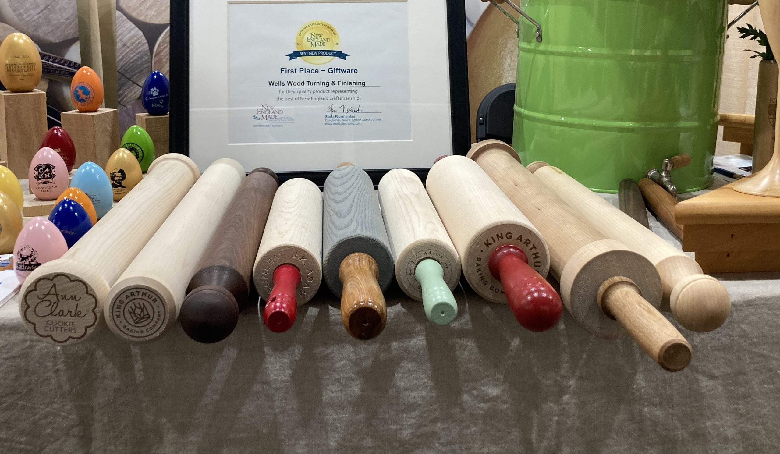 Turning Table Pin Wood Rolling Pins Are Best - Wells Wood Turning & Finishing